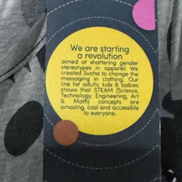 Women’s Svaha Small Halloween gray with black bats print dress NWT 100% cotton - Picture 5 of 6